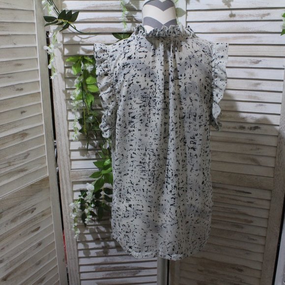 OneStar sheer sleeveless blouse (108) - Picture 4 of 8